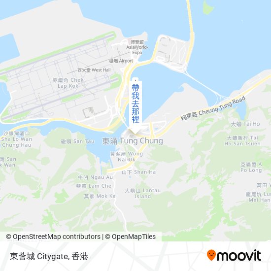 東薈城 Citygate地圖