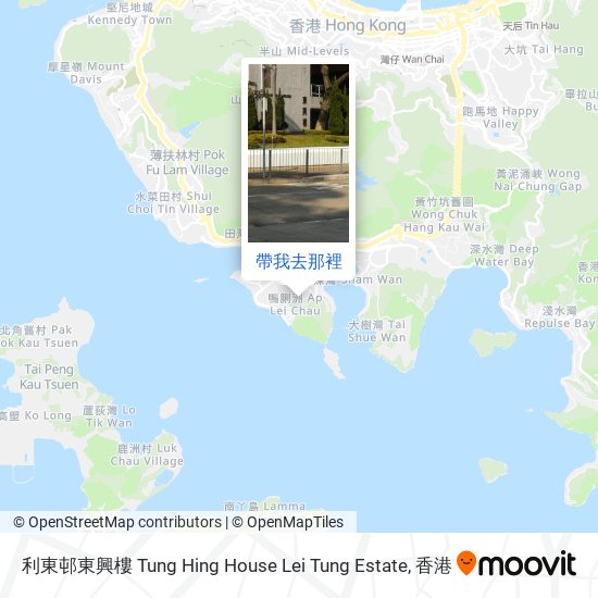 利東邨東興樓 Tung Hing House Lei Tung Estate地圖