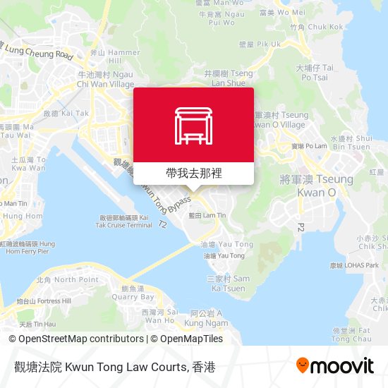 觀塘法院 Kwun Tong Law Courts地圖