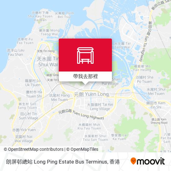 朗屏邨總站 Long Ping Estate Bus Terminus地圖