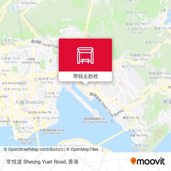 常悅道 Sheung Yuet Road地圖