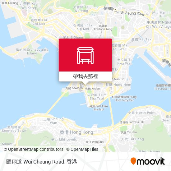 匯翔道 Wui Cheung Road地圖
