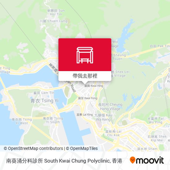 南葵涌分科診所 South Kwai Chung Polyclinic地圖