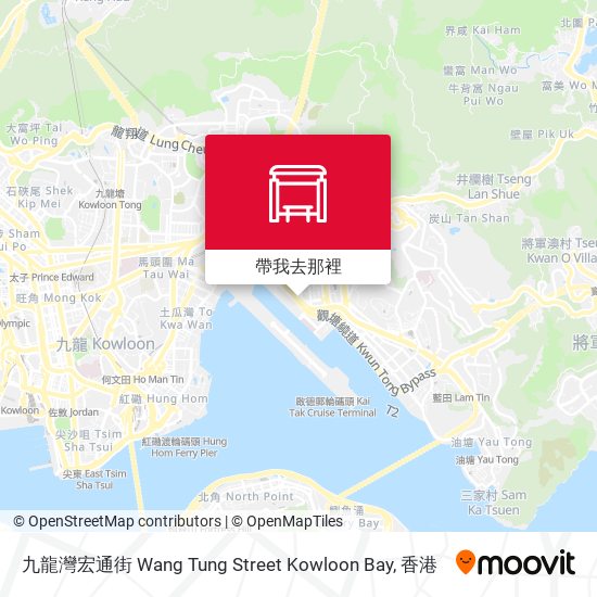九龍灣宏通街 Wang Tung Street Kowloon Bay地圖