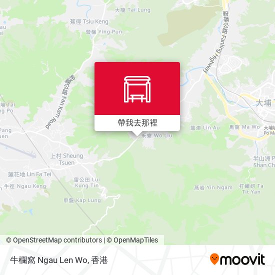 牛欄窩 Ngau Len Wo地圖