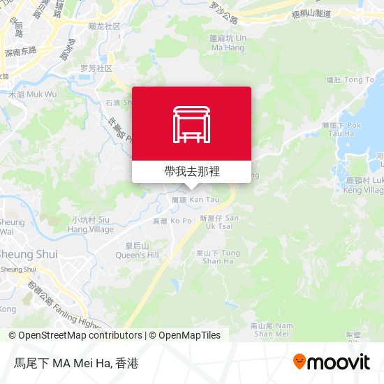 馬尾下 MA Mei Ha地圖