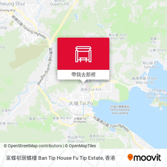 富蝶邨斑蝶樓 Ban Tip House Fu Tip Estate地圖