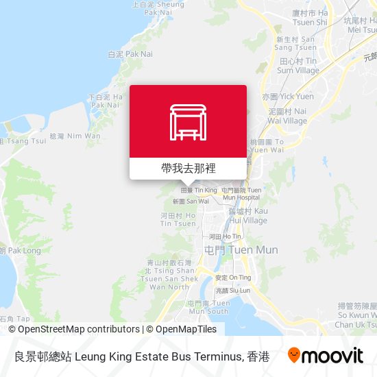 良景邨總站 Leung King Estate Bus Terminus地圖
