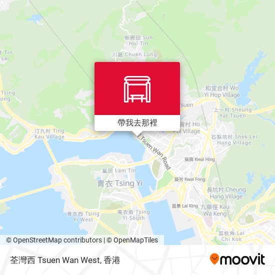 荃灣西 Tsuen Wan West地圖