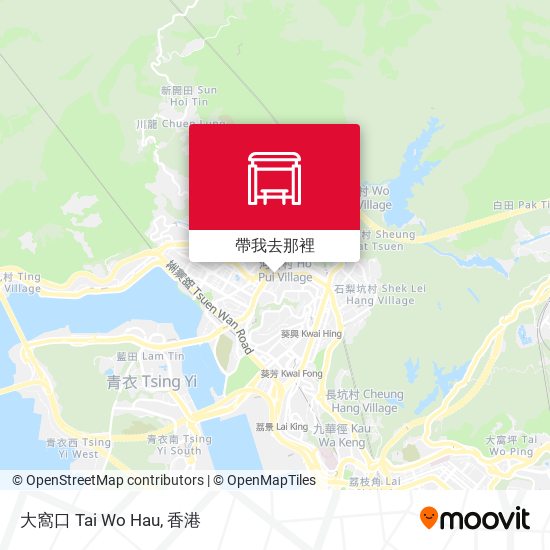 大窩口 Tai Wo Hau地圖