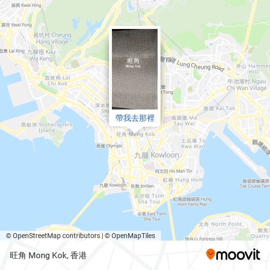 旺角 Mong Kok地圖
