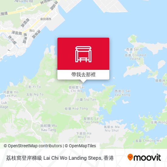 荔枝窩登岸梯級 Lai Chi Wo Landing Steps地圖