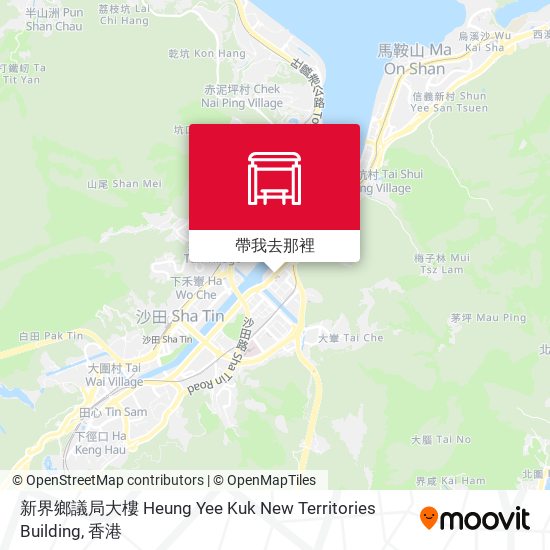 新界鄉議局大樓 Heung Yee Kuk New Territories Building地圖