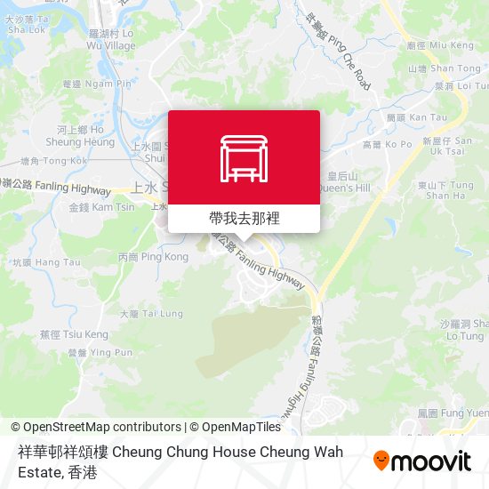 祥華邨祥頌樓 Cheung Chung House Cheung Wah Estate地圖