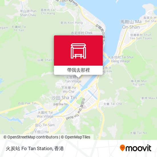 火炭站 Fo Tan Station地圖