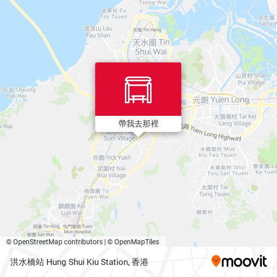 洪水橋站 Hung Shui Kiu Station地圖