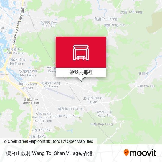 橫台山散村 Wang Toi Shan Village地圖
