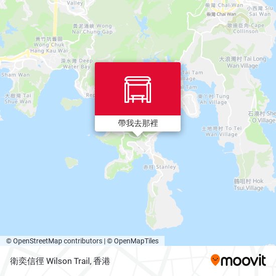 衛奕信徑 Wilson Trail地圖