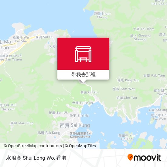 水浪窩 Shui Long Wo地圖