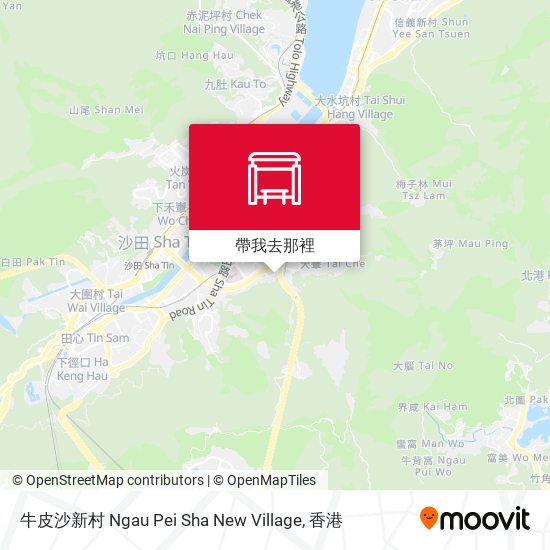 牛皮沙新村 Ngau Pei Sha New Village地圖