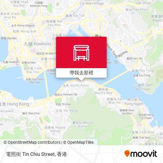 電照街 Tin Chiu Street地圖