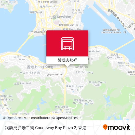 銅鑼灣廣場二期 Causeway Bay Plaza 2地圖