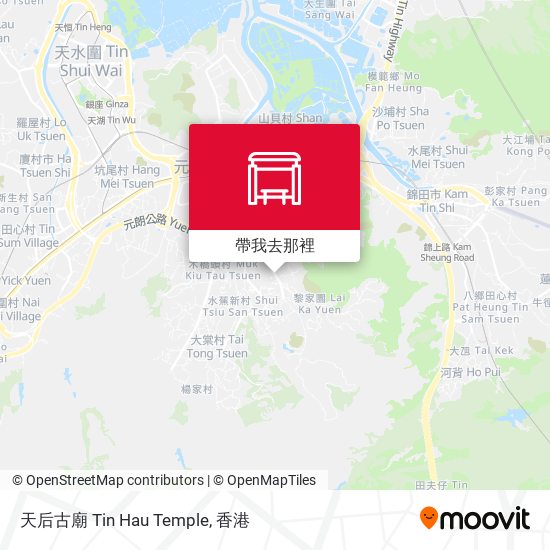 天后古廟 Tin Hau Temple地圖
