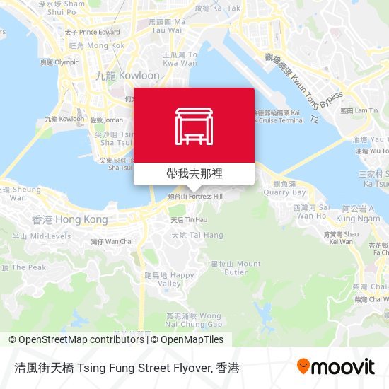 清風街天橋 Tsing Fung Street Flyover地圖