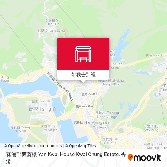葵涌邨茵葵樓 Yan Kwai House Kwai Chung Estate地圖