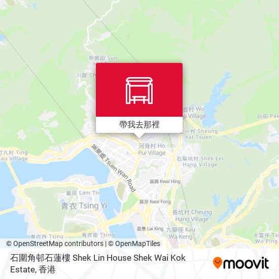 石圍角邨石蓮樓 Shek Lin House Shek Wai Kok Estate地圖