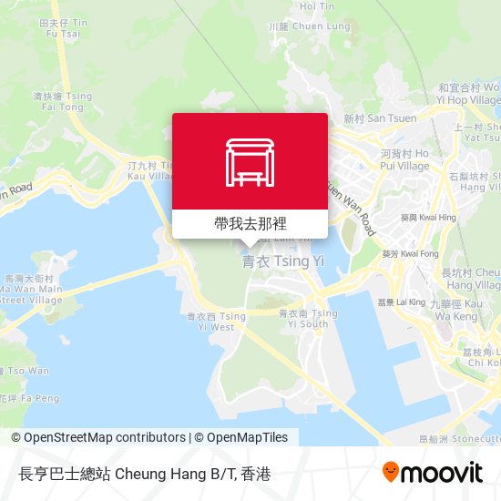 長亨巴士總站 Cheung Hang B/T地圖