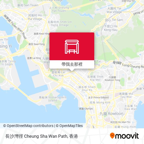 長沙灣徑 Cheung Sha Wan Path地圖