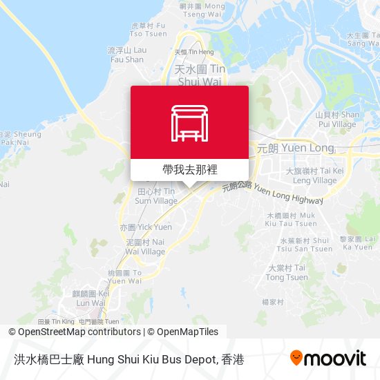 洪水橋巴士廠 Hung Shui Kiu Bus Depot地圖