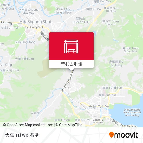 大窩 Tai Wo地圖