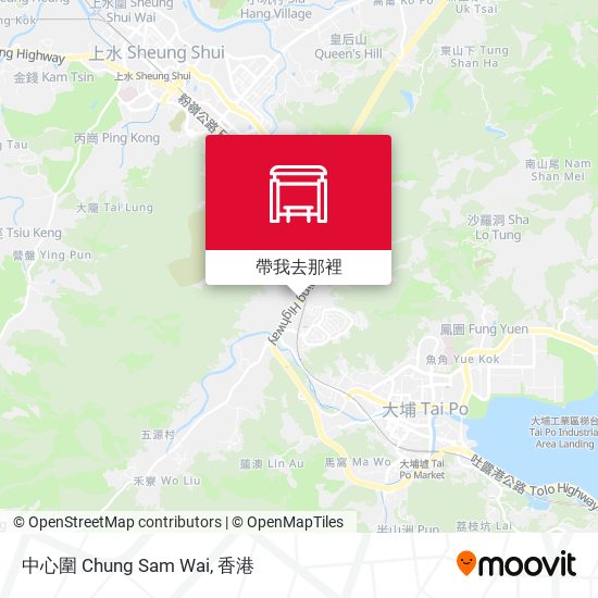 中心圍 Chung Sam Wai地圖