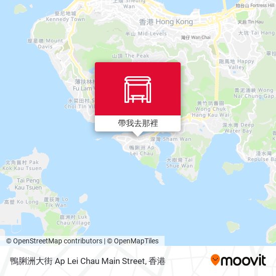 鴨脷洲大街 Ap Lei Chau Main Street地圖