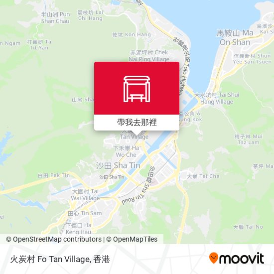 火炭村 Fo Tan Village地圖