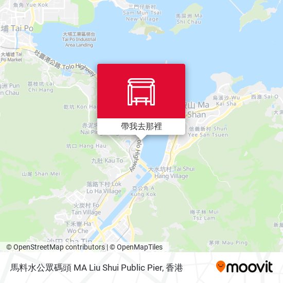馬料水公眾碼頭 MA Liu Shui Public Pier地圖