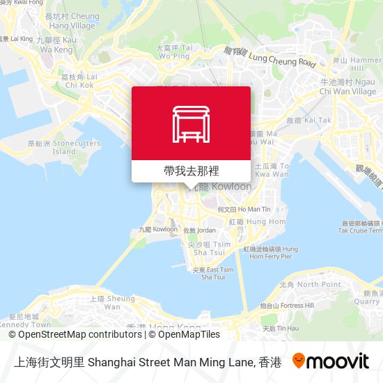 上海街文明里 Shanghai Street Man Ming Lane地圖