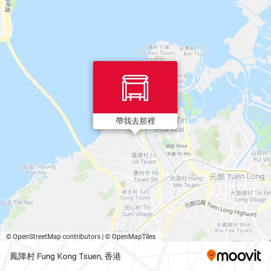 鳳降村 Fung Kong Tsuen地圖
