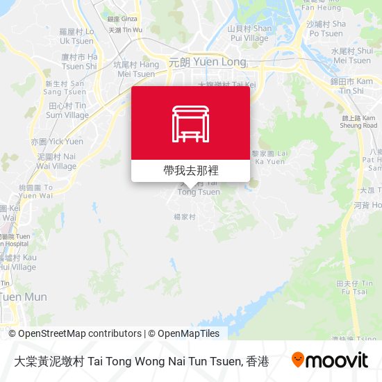 大棠黃泥墩村 Tai Tong Wong Nai Tun Tsuen地圖