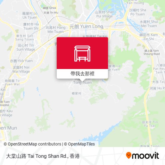 大棠山路 Tai Tong Shan Rd.地圖