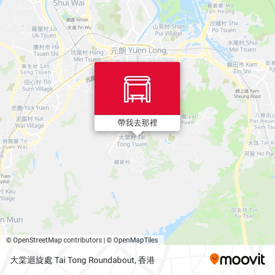 大棠迴旋處 Tai Tong Roundabout地圖