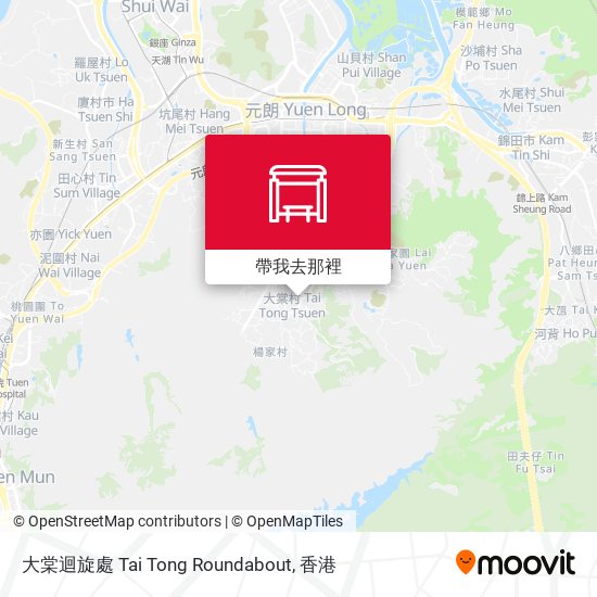 大棠迴旋處 Tai Tong Roundabout地圖