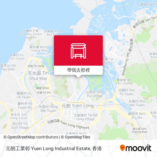 元朗工業邨 Yuen Long Industrial Estate地圖