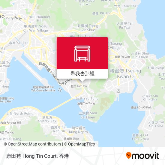 康田苑 Hong Tin Court地圖