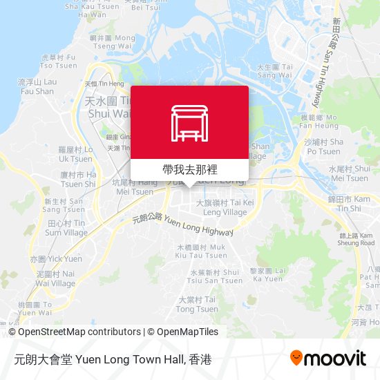 元朗大會堂 Yuen Long Town Hall地圖