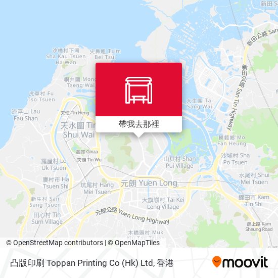 凸版印刷 Toppan Printing Co (Hk) Ltd地圖