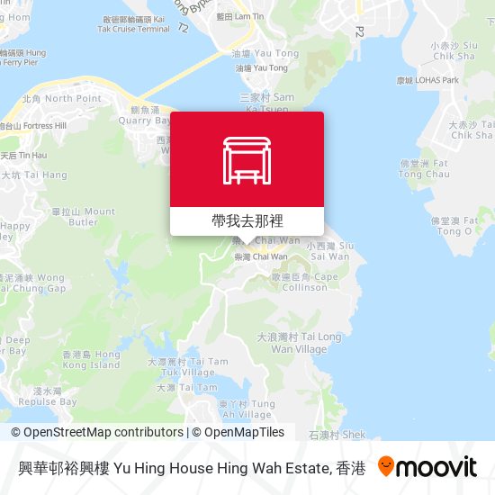 興華邨裕興樓 Yu Hing House Hing Wah Estate地圖