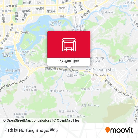 何東橋 Ho Tung Bridge地圖